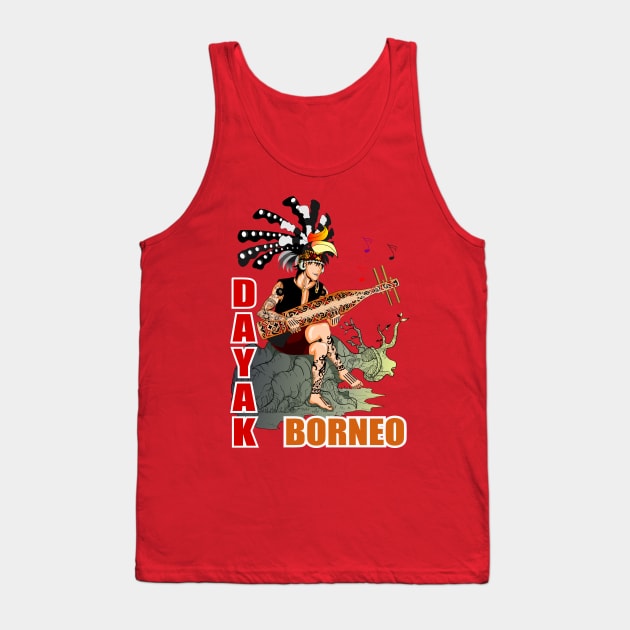 Dayak Borneo Tank Top by yavww design